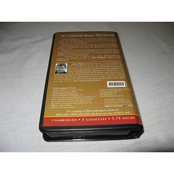 Al Capone Does My Shirts 5 Cassette Audio Book Gennifer Choldenko 97556 - Picture 3 of 3